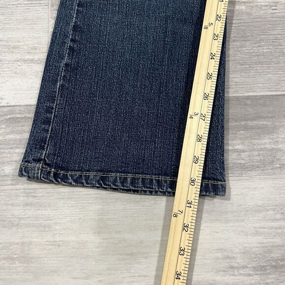 VTG Y2K LEVIS Blue Jeans Women's Misses 10 Medium Low Rise Bootcut 34X30.5 - Picture 6 of 11